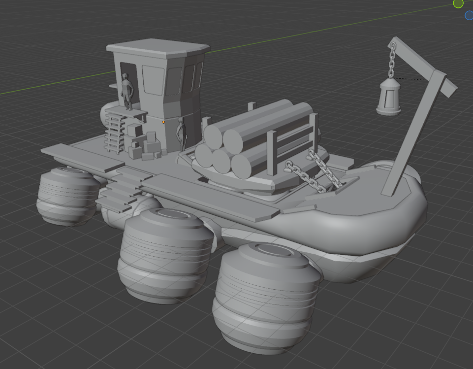 Airship portfolio piece by Horemans Jarne