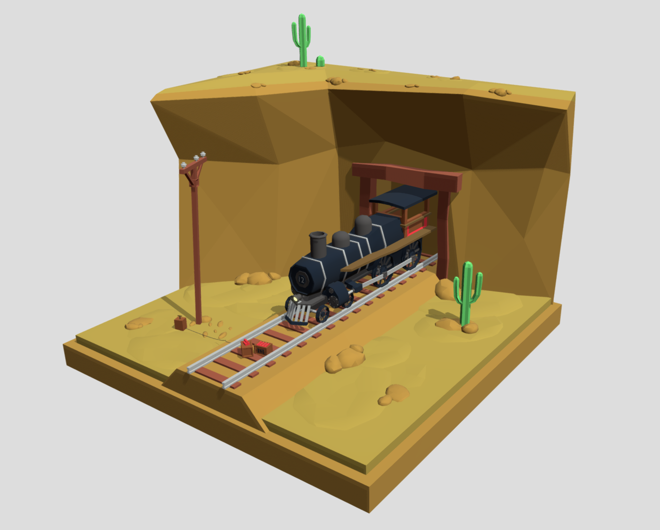 Train portfolio piece by Horemans Jarne